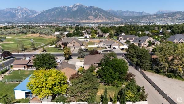 13032 S 1300 W, Riverton, UT 84065 - aerial perspective of suburban area with a mountainous background