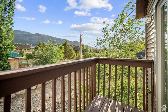 10 S 900 E, Pine Valley, UT 84781 - deck featuring a mountain view