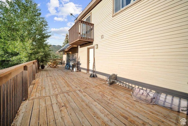 10 S 900 E, Pine Valley, UT 84781 - view of wooden deck