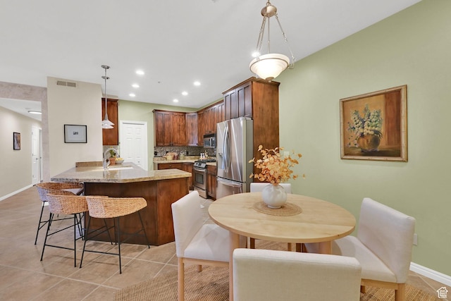 4988 S Timber Way E Unit 206, Millcreek, UT 84117 - dining space featuring baseboards and recessed lighting