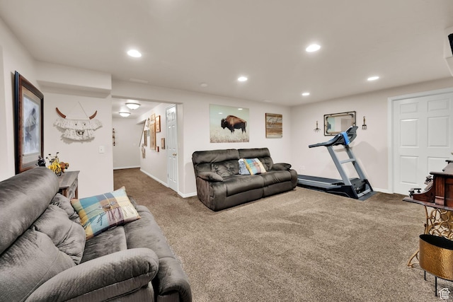 224 Rawlins Ln, Draper, UT 84020 - living area with carpet floors and recessed lighting