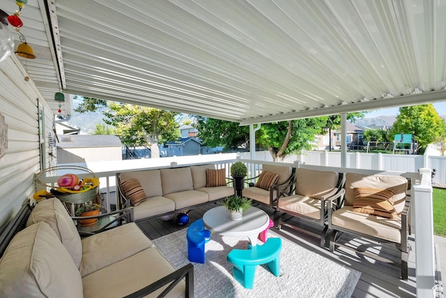 224 Rawlins Ln, Draper, UT 84020 - view of patio with outdoor lounge area