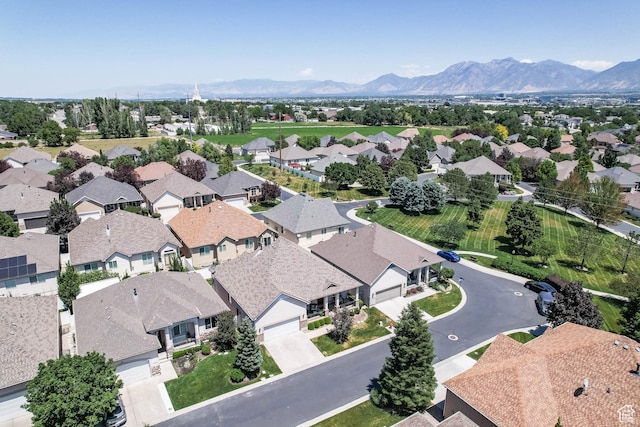 1524 W Foliage Ln, South Jordan, UT 84095 - aerial perspective of suburban area with mountains