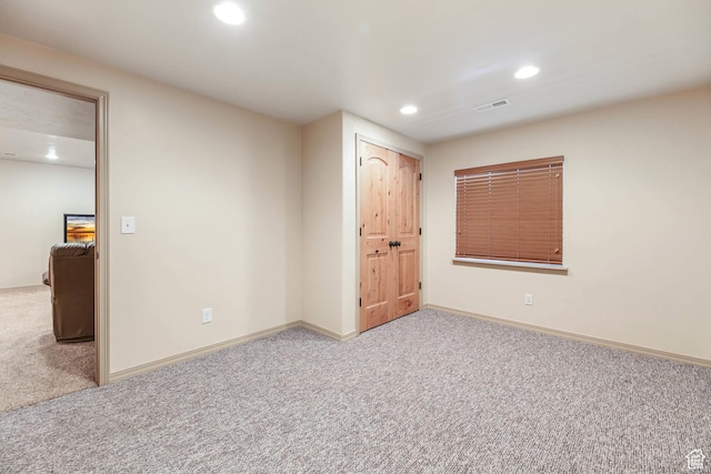 1524 W Foliage Ln, South Jordan, UT 84095 - unfurnished bedroom with carpet and recessed lighting