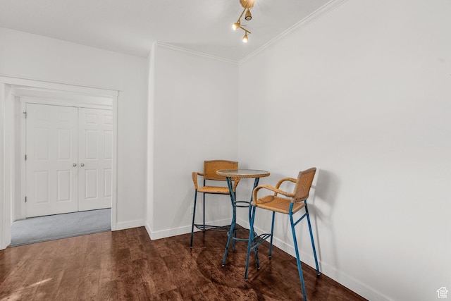 9566 N 4500 W, Cedar Hills, UT 84062 - dining space with ornamental molding and wood finished floors