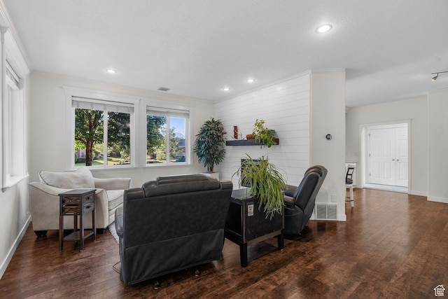 9566 N 4500 W, Cedar Hills, UT 84062 - living room featuring wood finished floors and recessed lighting