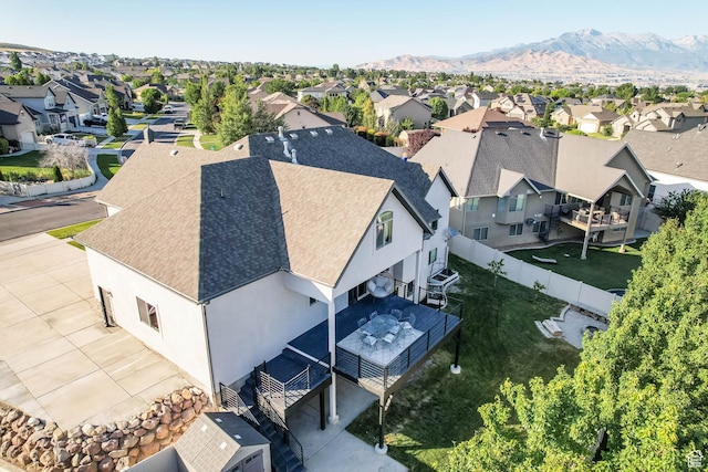 1692 N Sage Ln, Saratoga Springs, UT 84045 - aerial perspective of suburban area with a mountainous background
