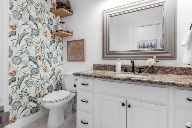 1692 N Sage Ln, Saratoga Springs, UT 84045 - full bathroom featuring vanity, tile patterned floors, and a shower with curtain