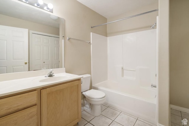1330 W 1480 N, Orem, UT 84057 - full bathroom with tile patterned flooring, vanity, and shower / tub combination
