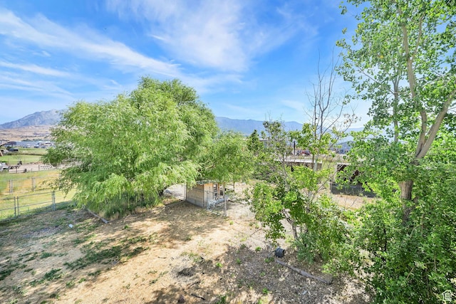 3112 N Pelican Dr, Farr West, UT 84404 - view of yard featuring a mountain view