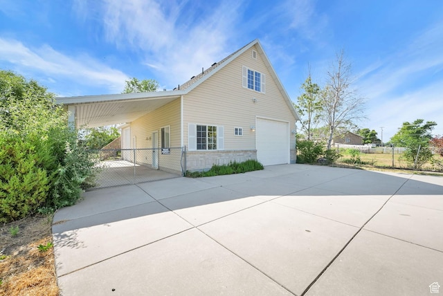 3112 N Pelican Dr, Farr West, UT 84404 - back of property featuring concrete driveway