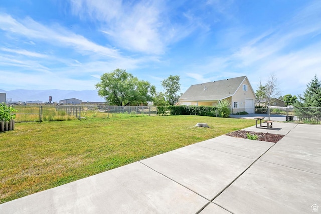 3112 N Pelican Dr, Farr West, UT 84404 - view of yard with a patio area and a mountain view