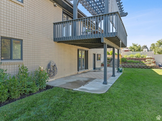 2677 N 700 E, Provo, UT 84604 - view of patio / terrace with a wooden deck