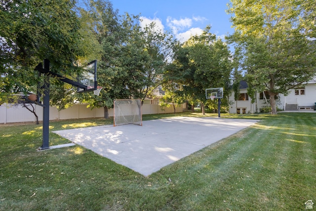 6373 W 10500 N, Highland, UT 84003 - view of sport court with basketball hoop