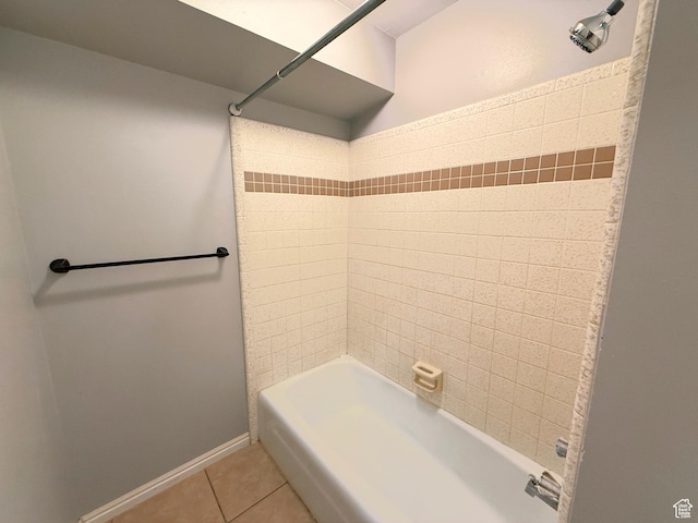 165 E 100 N Unit F, Logan, UT 84321 - bathroom with tile patterned flooring and shower / washtub combination