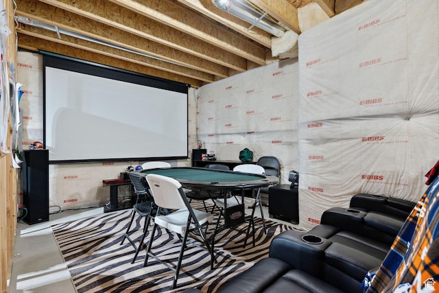 1769 W Valcrest Dr, Saratoga Springs, UT 84045 - recreation room with heating unit and concrete flooring