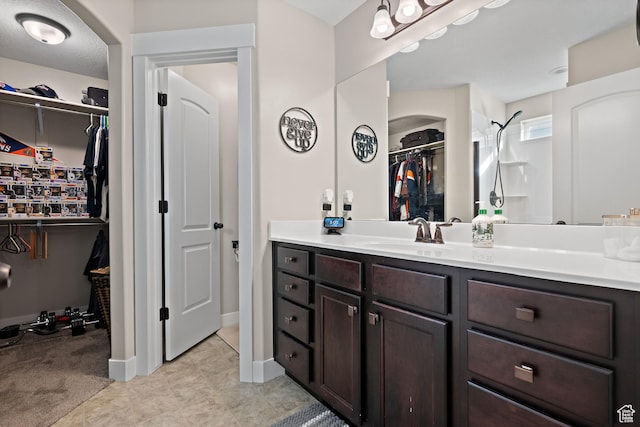1769 W Valcrest Dr, Saratoga Springs, UT 84045 - bathroom with vanity and a spacious closet