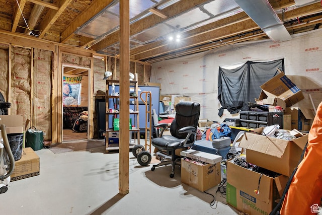 1769 W Valcrest Dr, Saratoga Springs, UT 84045 - view of unfinished basement
