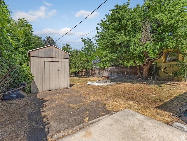1332 S 200 E, Salt Lake City, UT 84115 - fenced backyard featuring a shed and a patio