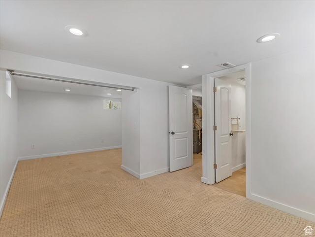 1332 S 200 E, Salt Lake City, UT 84115 - finished basement featuring recessed lighting and light carpet