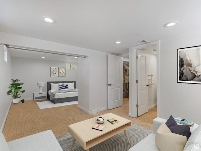 1332 S 200 E, Salt Lake City, UT 84115 - living room with light carpet and recessed lighting
