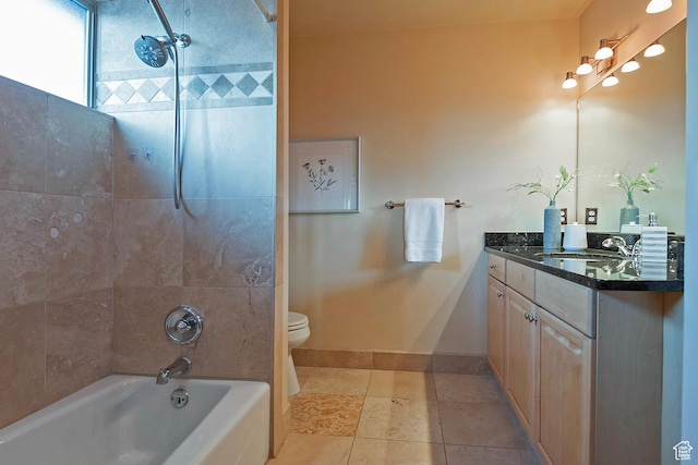 427 N J St E, Salt Lake City, UT 84103 - full bathroom with vanity, shower / washtub combination, and tile patterned flooring