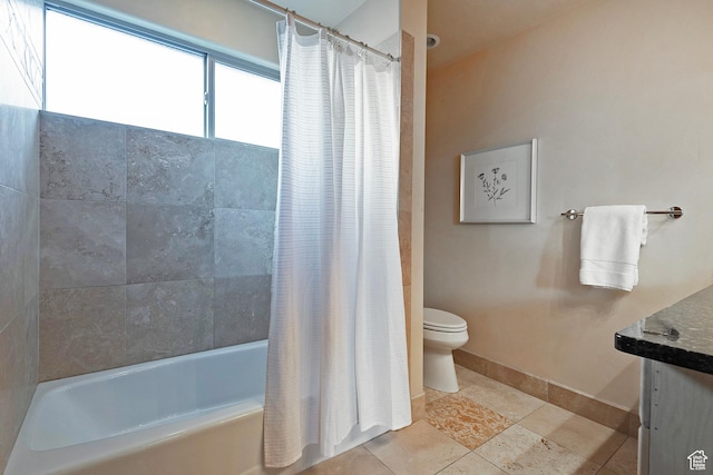 427 N J St E, Salt Lake City, UT 84103 - bathroom featuring shower / tub combo with curtain and vanity