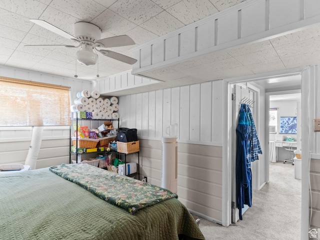 3018 E 4430 S, Salt Lake City, UT 84124 - bedroom featuring light colored carpet and a ceiling fan