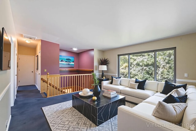 6709 W 3860 S, West Valley City, UT 84128 - carpeted living area featuring baseboards
