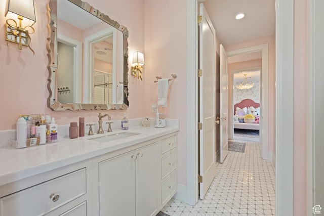 2916 S 300 E, Washington, UT 84780 - bathroom featuring vanity and recessed lighting