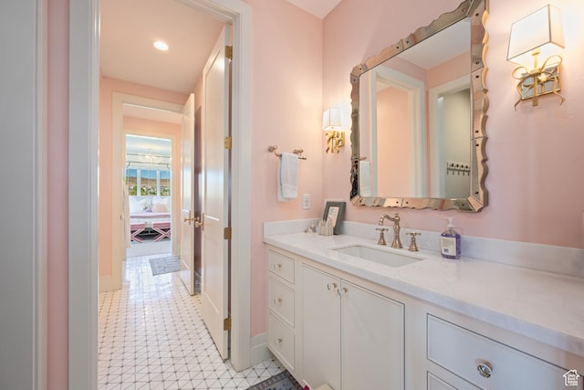 2916 S 300 E, Washington, UT 84780 - bathroom with vanity and recessed lighting