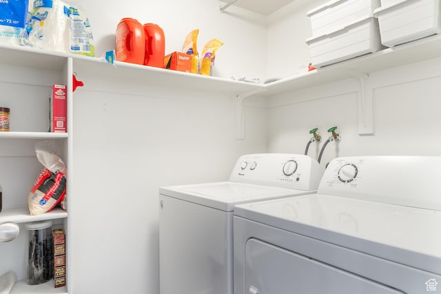 287 E 2300 N Unit 30, North Ogden, UT 84414 - laundry room with washing machine and dryer