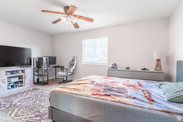 287 E 2300 N Unit 30, North Ogden, UT 84414 - bedroom featuring ceiling fan and baseboards