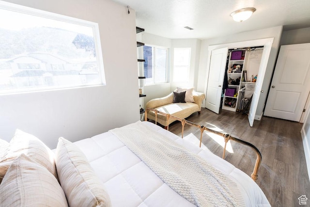7390 N Pawnee Rd, Eagle Mountain, UT 84005 - bedroom with wood finished floors and a closet