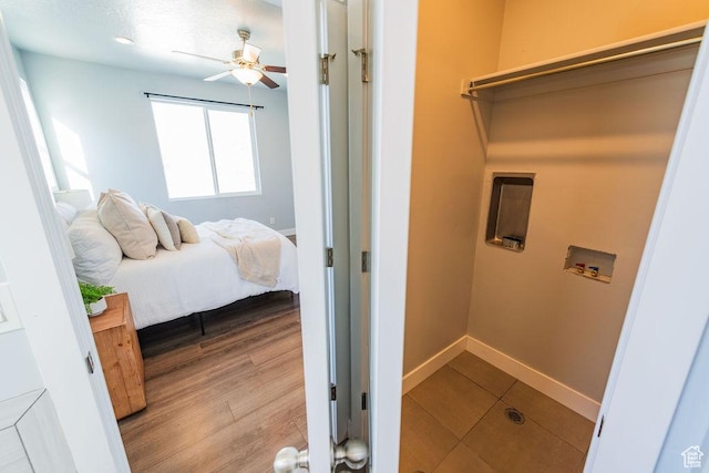 7390 N Pawnee Rd, Eagle Mountain, UT 84005 - laundry room featuring washer hookup and a ceiling fan