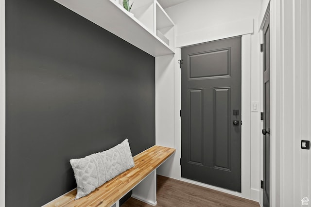 3873 E S Pass Cv, Eagle Mountain, UT 84005 - mudroom with wood finished floors