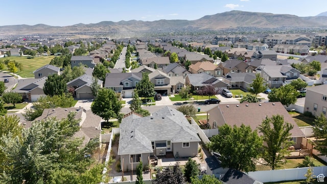 4974 W Diamondback Dr, Riverton, UT 84096 - aerial view of residential area featuring mountains