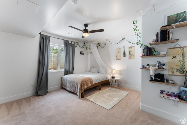 4974 W Diamondback Dr, Riverton, UT 84096 - bedroom with carpet flooring and ceiling fan