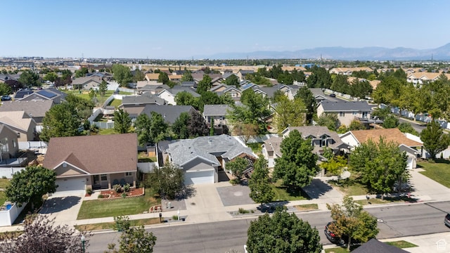 4974 W Diamondback Dr, Riverton, UT 84096 - aerial perspective of suburban area featuring mountains