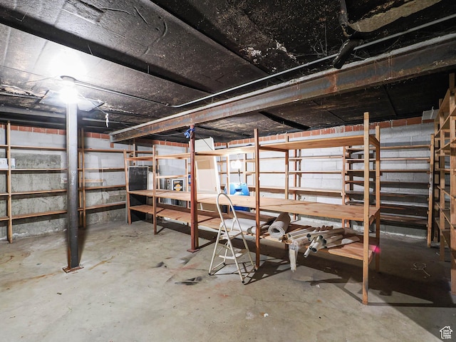 4893 S Regency St, Holladay, UT 84117 - view of unfinished below grade area