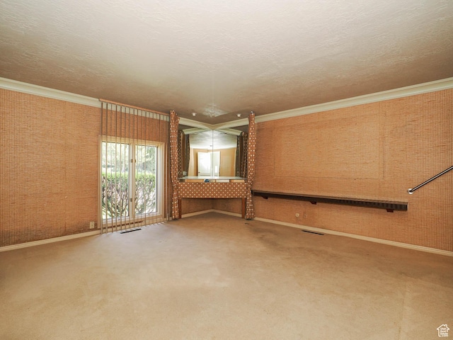 4893 S Regency St, Holladay, UT 84117 - carpeted empty room with crown molding