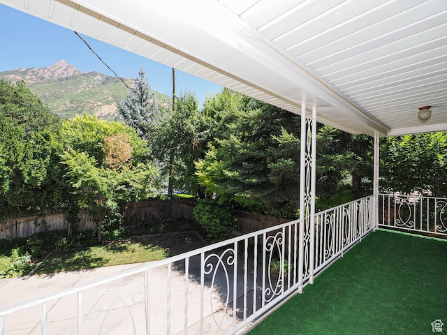 4893 S Regency St, Holladay, UT 84117 - fenced backyard with a mountain view