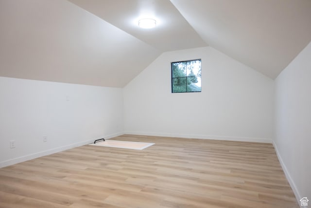 2640 W State Road 32, Peoa, UT 84061 - bonus room featuring light wood-style floors and vaulted ceiling