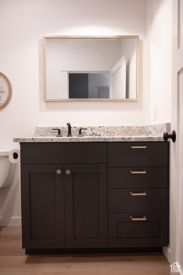 2640 W State Road 32, Peoa, UT 84061 - bathroom with vanity and wood finished floors