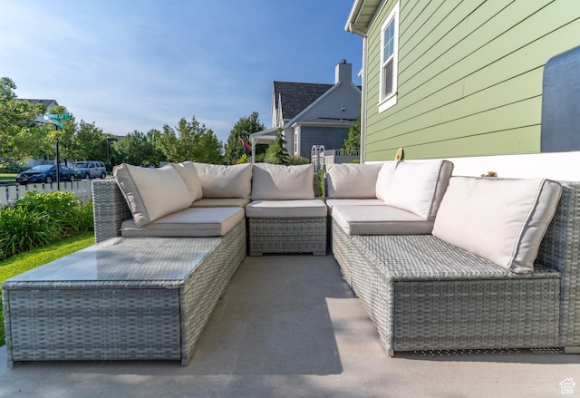 10296 S Salmon Dr, South Jordan, UT 84095 - view of patio with an outdoor living space