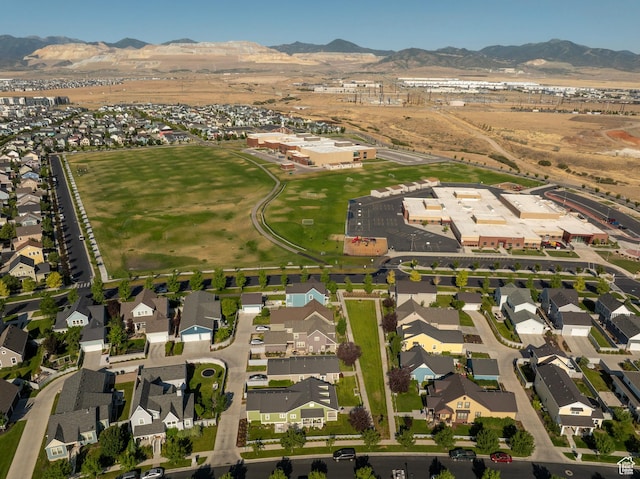 10296 S Salmon Dr, South Jordan, UT 84095 - aerial view of property's location with mountains and nearby suburban area