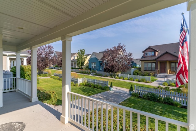 10296 S Salmon Dr, South Jordan, UT 84095 - porch featuring a residential view