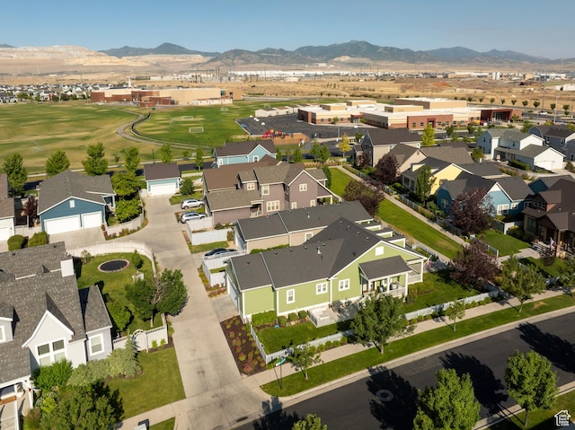 10296 S Salmon Dr, South Jordan, UT 84095 - aerial overview of property's location featuring mountains and nearby suburban area