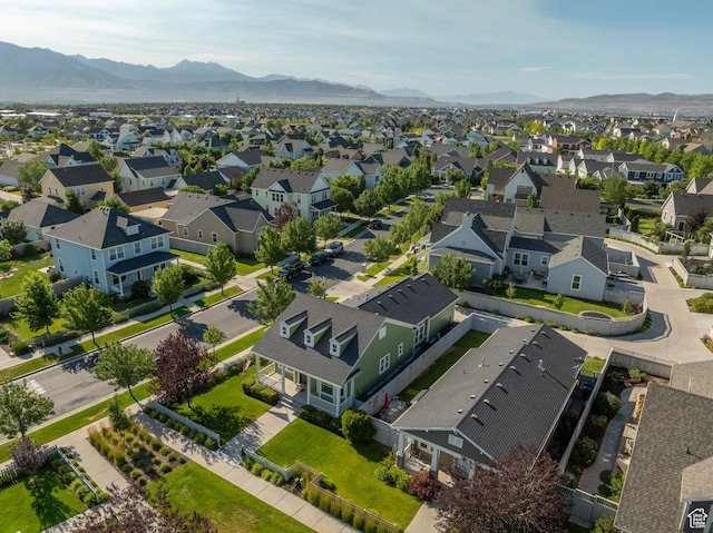 10296 S Salmon Dr, South Jordan, UT 84095 - aerial perspective of suburban area with mountains