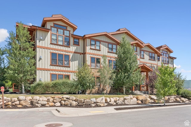 9855 Vista Dr Unit 103, Heber City, UT 84032 - view of front of property featuring board and batten siding